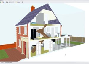 PlansXpress 3D section through