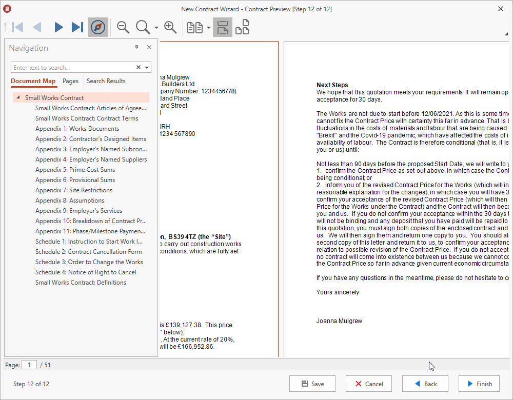 ContractsXpert 2021 Contracts Preview