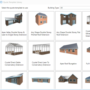 Quote fast with pre-loaded EstimatorXpress templates
