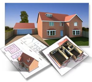 plans elevations 3D models