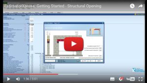 estimating structural opening Estimating Software for Extensions - structural-opening