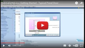 estimating software for new builds typical-panel-door